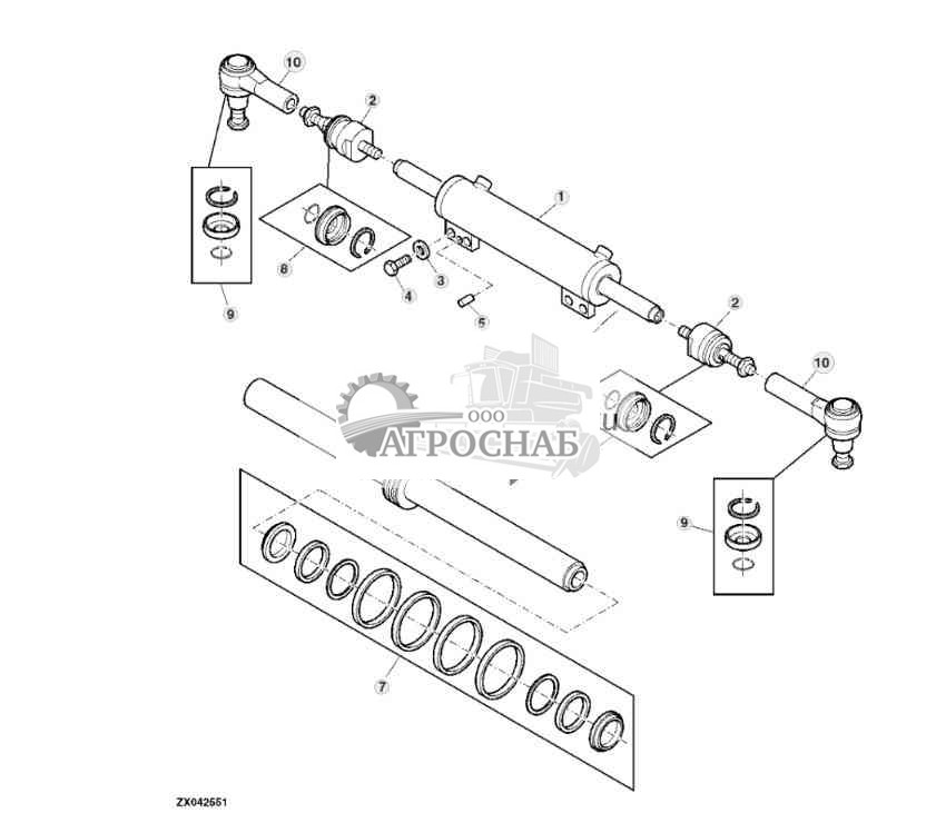 Steering Linkage (2802 mm 4- Wheel Drive Version) 